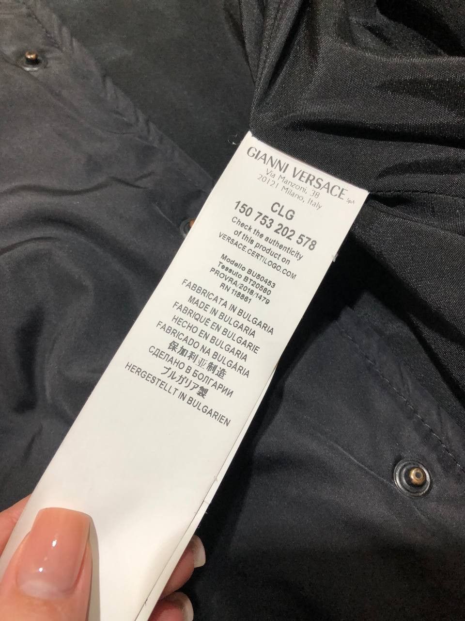 Versus Versace Versace VERSUS Designer Black Full Zip Up Logo Size US M / EU 48-50 / 2 - 3 Thumbnail