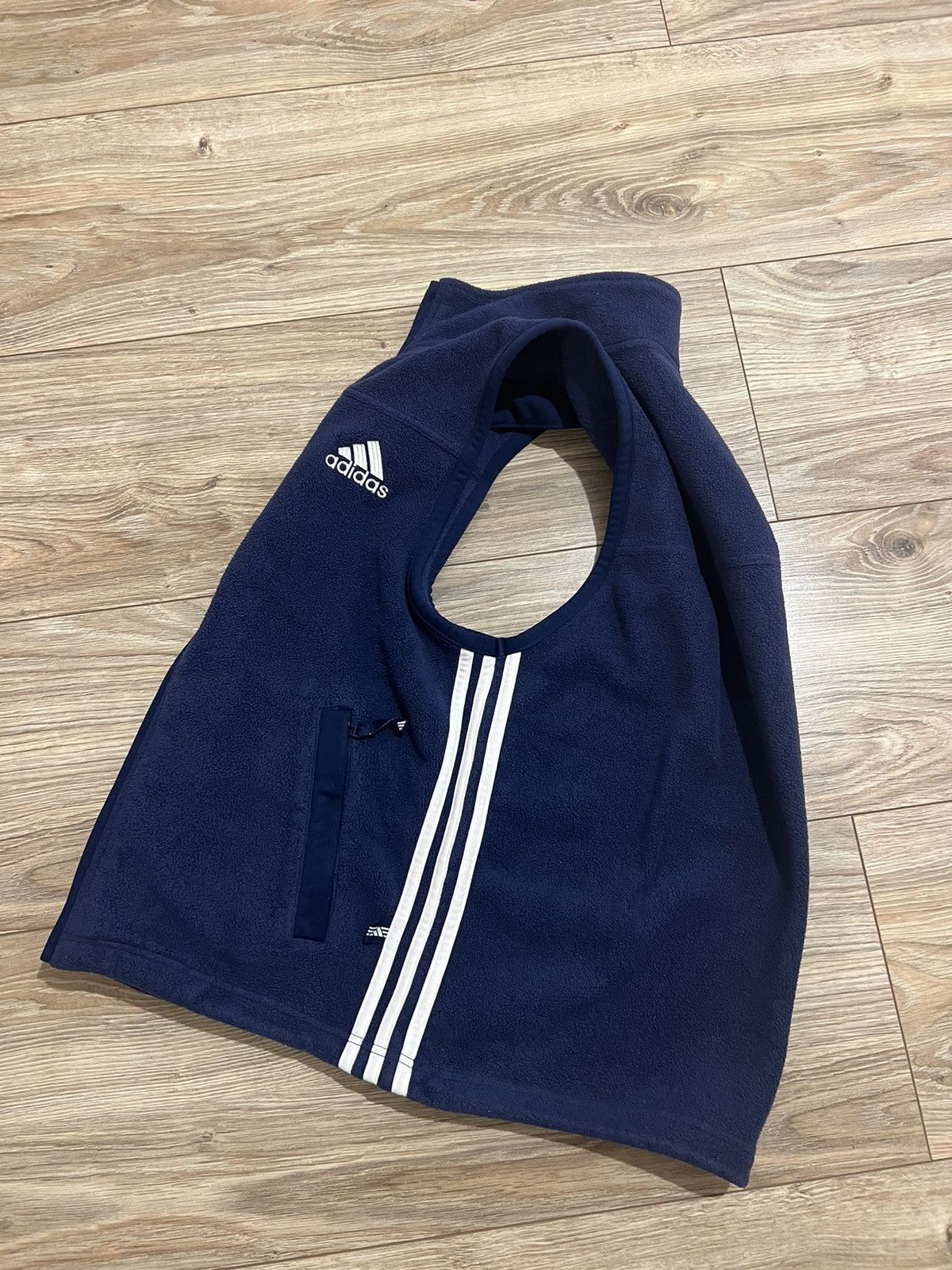 Adidas × Vintage Rare Vest Adidas Vintage Fleece 1999 Streetwear Size US M / EU 48-50 / 2 - 5 Thumbnail