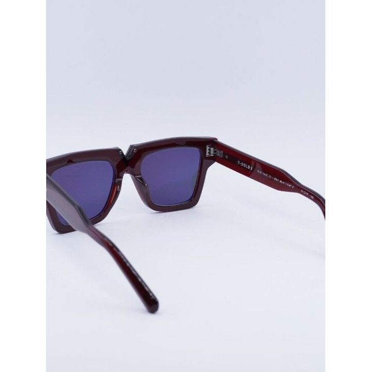 Valentino Sunglasses – Burgundy Square Frame Grey | Model V-GOLD I VLS-162 C New! Valentino V GOLD | VLS 162C, Burgundy Sunglasses, Authentic main image 3