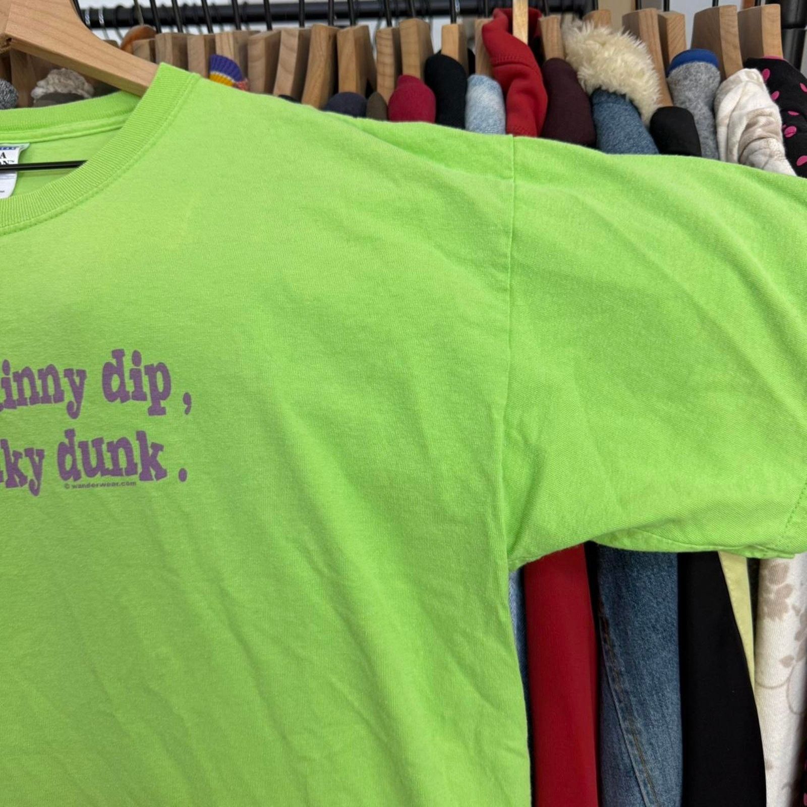 Other Vintage Y2K Chunky Dunky Funny Tee Green Size US XL / EU 56 / 4 - 3 Thumbnail