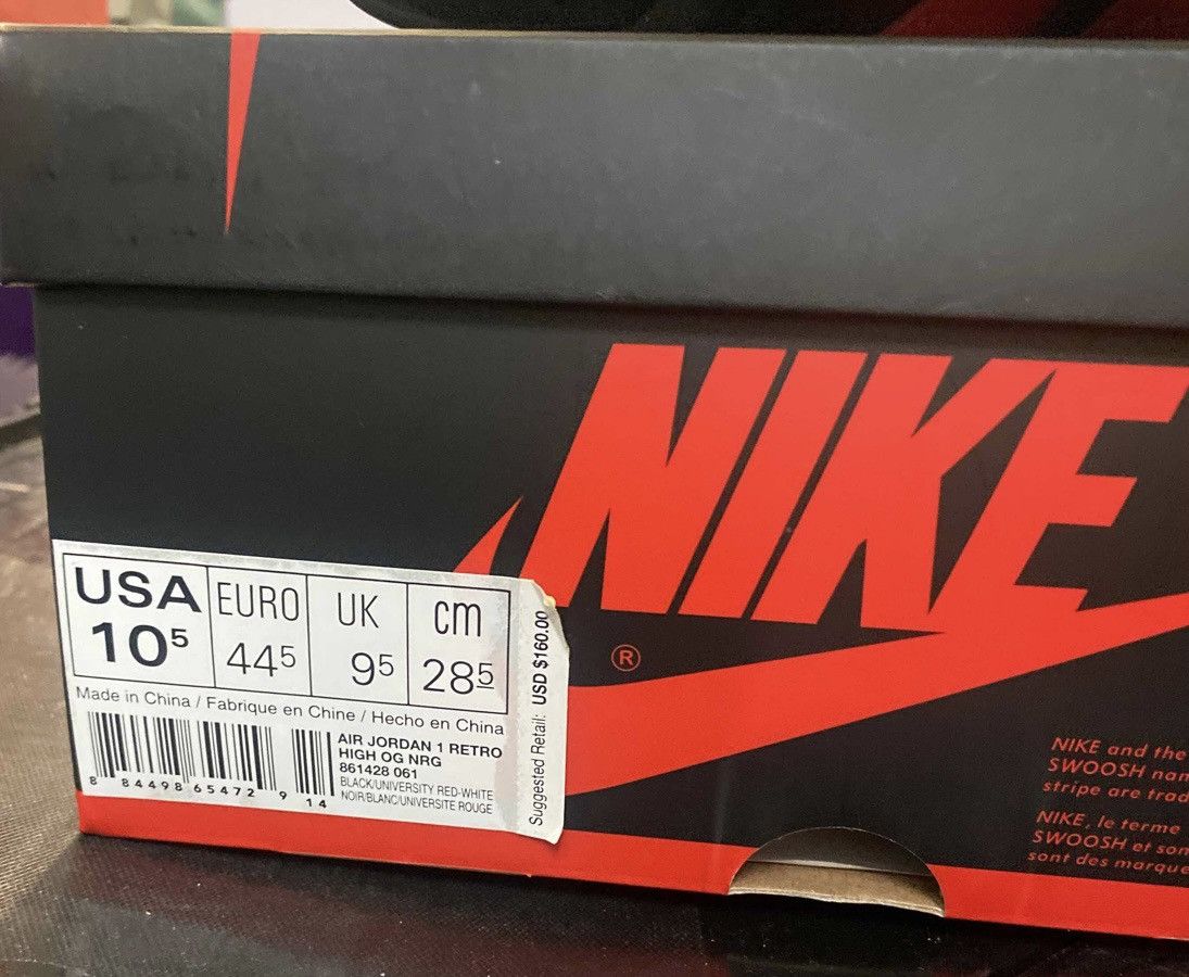 Jordan Brand Jordan 1 high homage to home size 10.5 Size US 10.5 / EU 43-44 - 7 Thumbnail