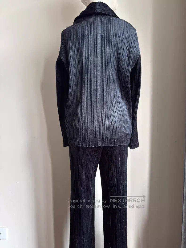 Issey Miyake Issey Miyake Black Ruffle Top Size L / US 10 / IT 46 - 7 Thumbnail