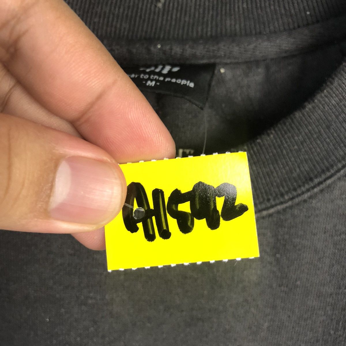 Japanese Brand × Vintage Power To The People Grey Sweatshirt #A1592 Size US M / EU 48-50 / 2 - 13 Thumbnail