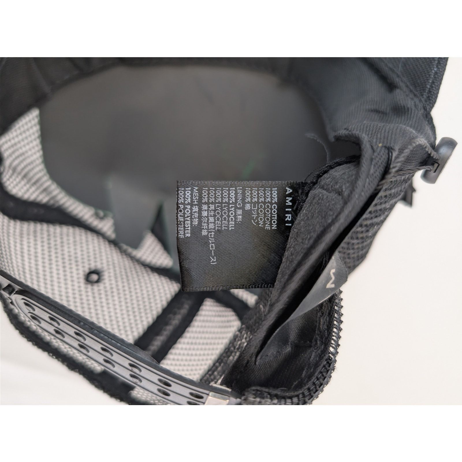 Amiri o1rshd1 Q:3 / Trucker Cap / Hat in Black / Carolina Blue Size ONE SIZE - 17 Thumbnail