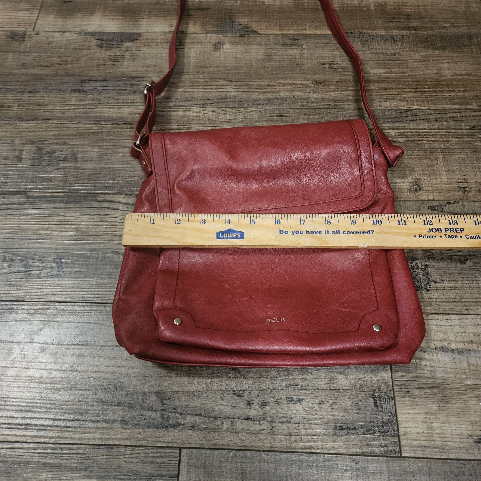 Relic Vintage Relic maroon burgundy leather purse crossbody E Size ONE SIZE - 3 Thumbnail