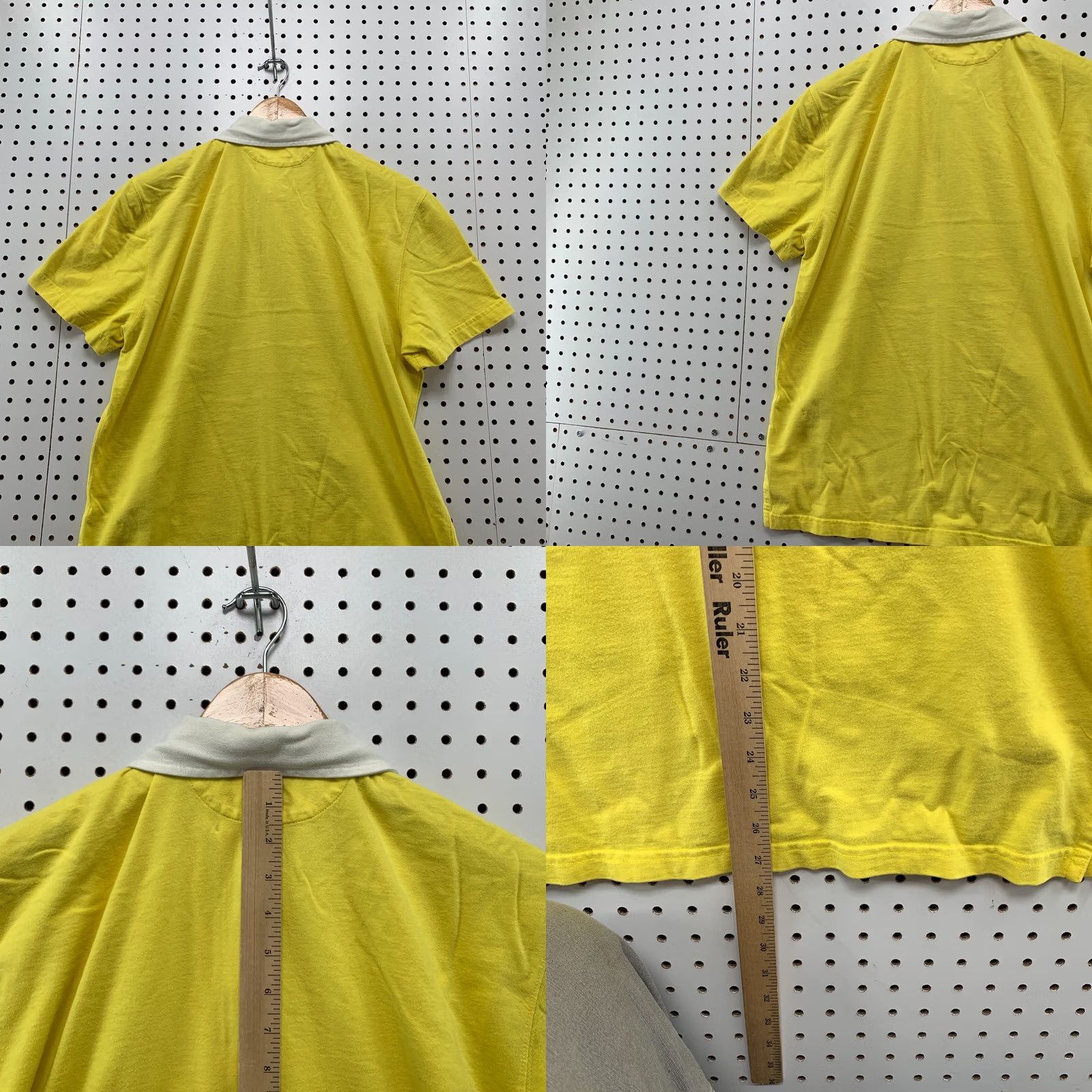 Polo Ralph Lauren VINTAGE Polo Ralph Lauren Voyage Deluxe La Cote Collared SHirt Yellow M Men 20.5X27.5 Size US XXL / EU 58 / 5 - 9 Thumbnail
