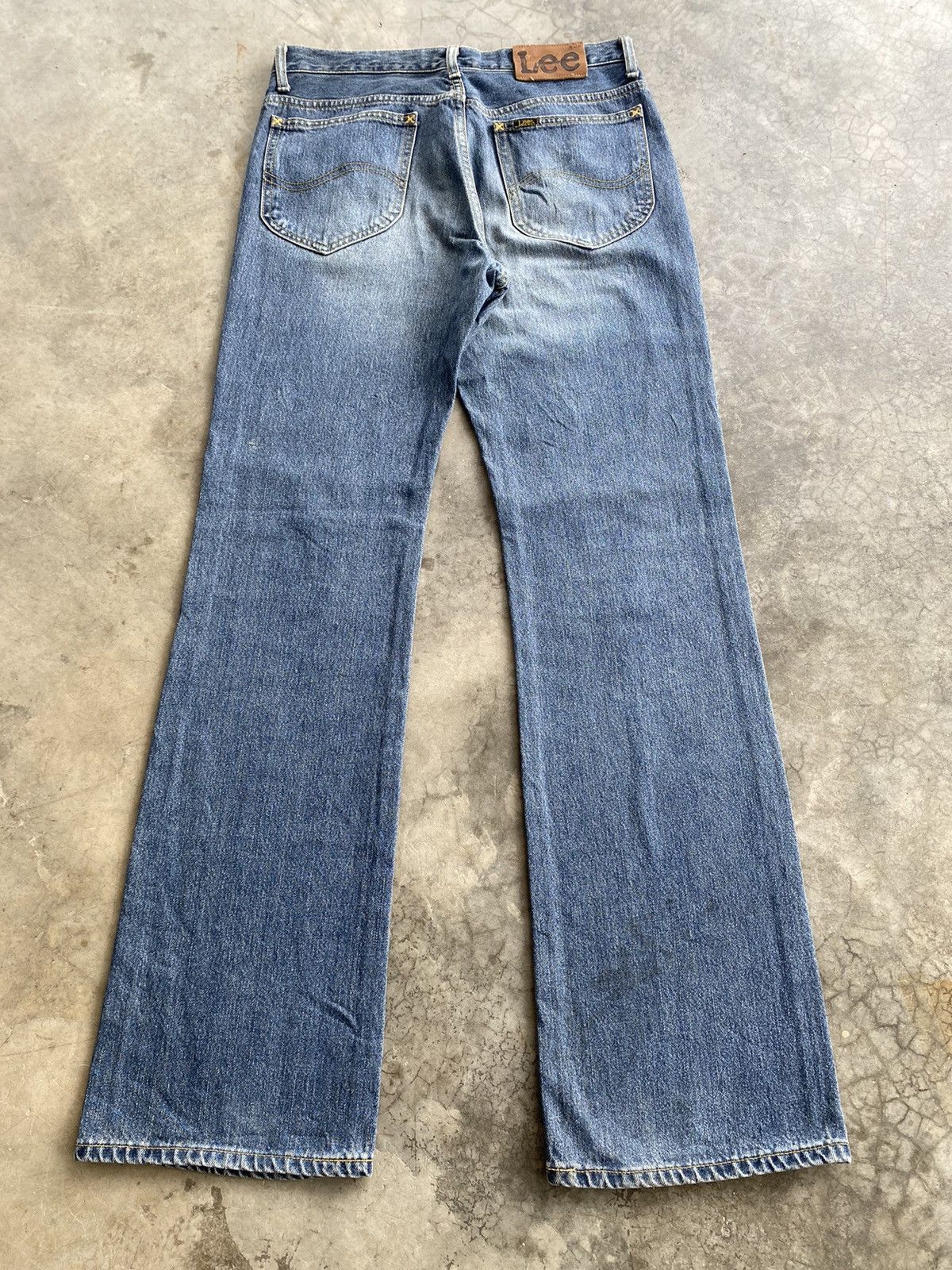 Lee Flare Jeans Japanese Lee Rider Distressed Blue 231 Size US 32 / EU 48 - 11 Thumbnail