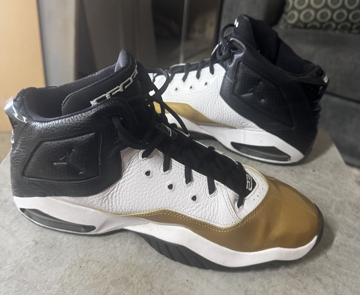 Jordan Brand Air Jordan B'Loyal 'White Black Gold' CT1603-100 Size US 13 / EU 46 - 1 Thumbnail