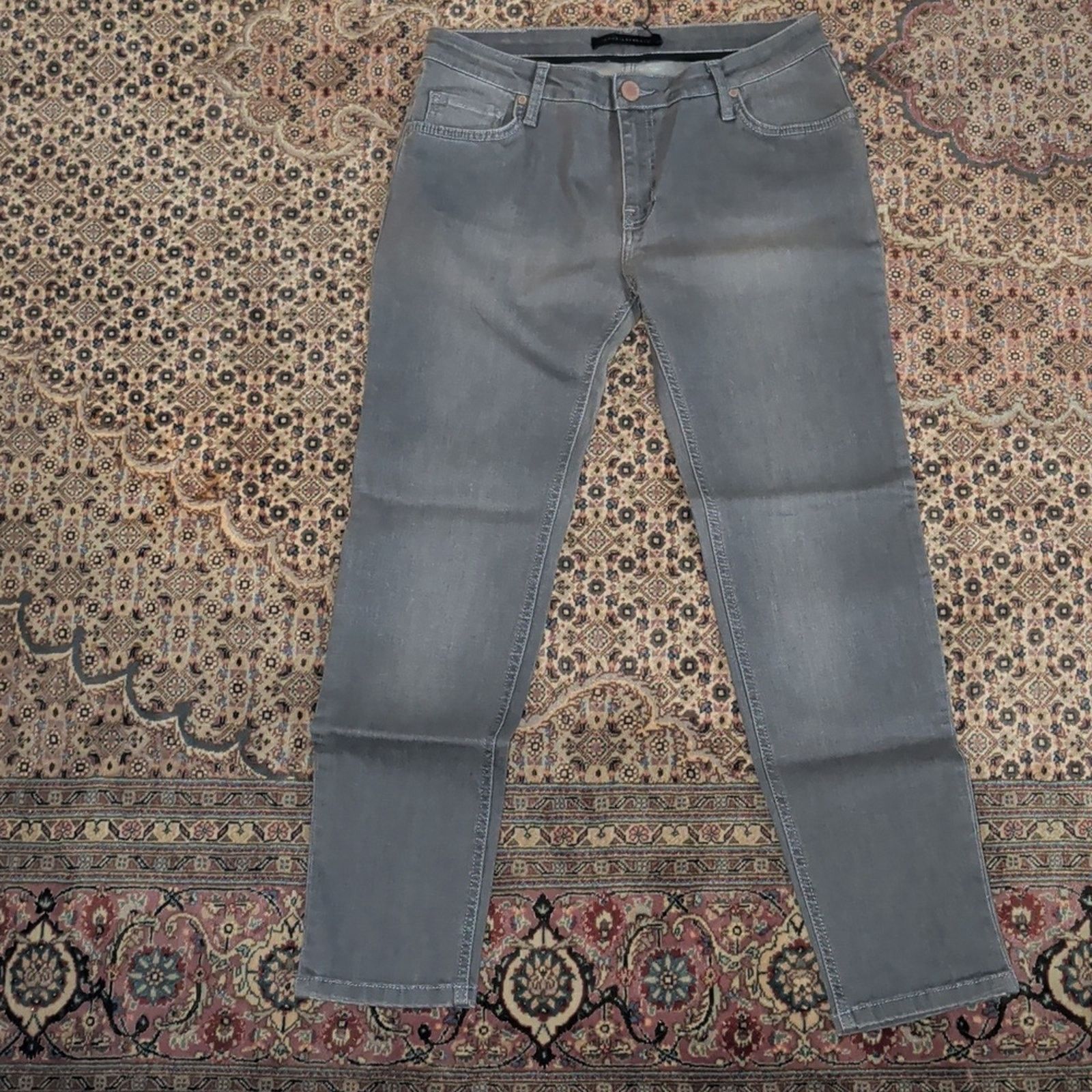 Victoria Beckham Victoria Beckham Gray Denim Jeans Womens Size 28 Size 28" / US 6 / IT 42 - 7 Thumbnail