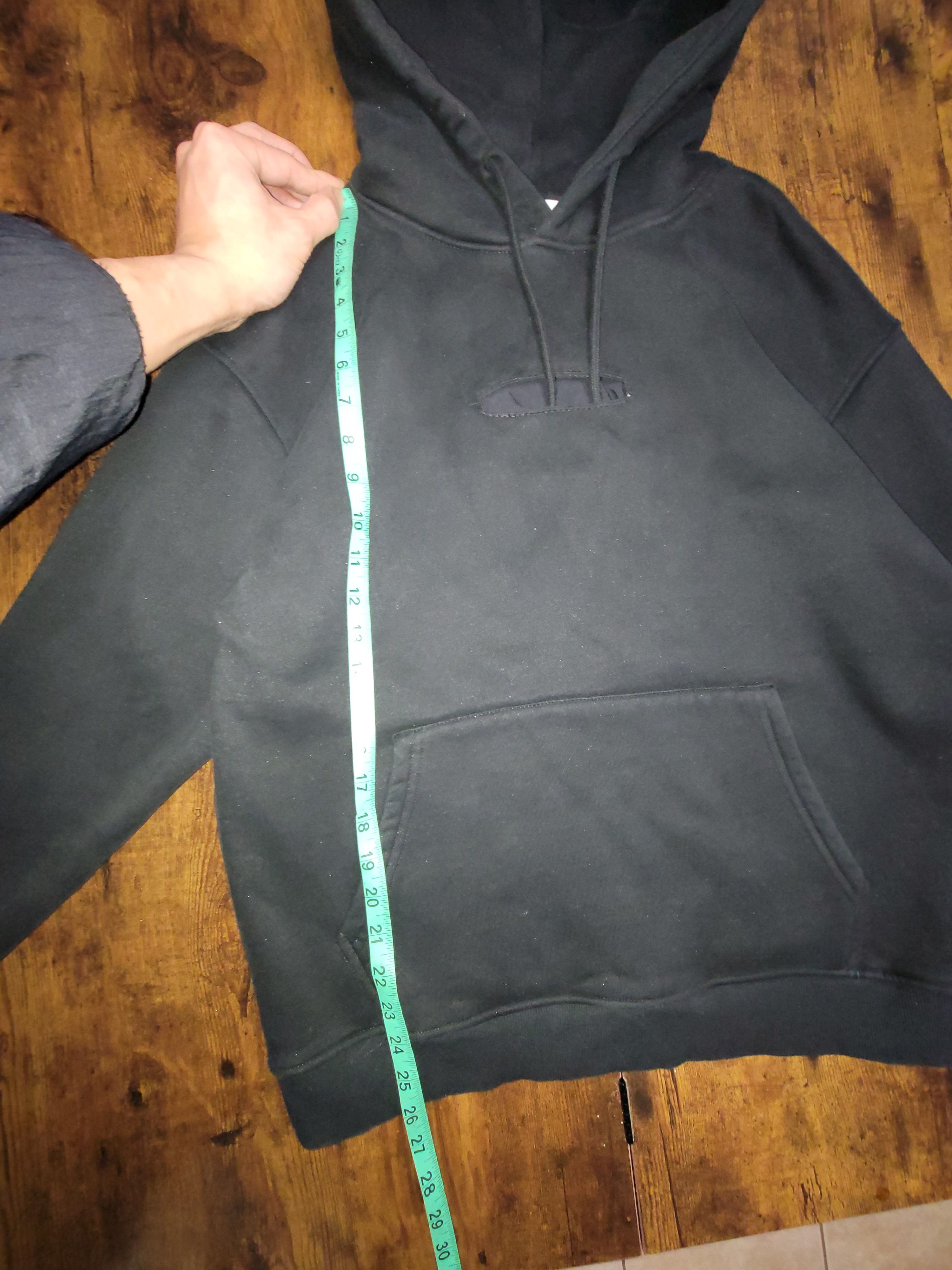Designer Black Hoodie with center pocket Size US M / EU 48-50 / 2 - 2 Thumbnail
