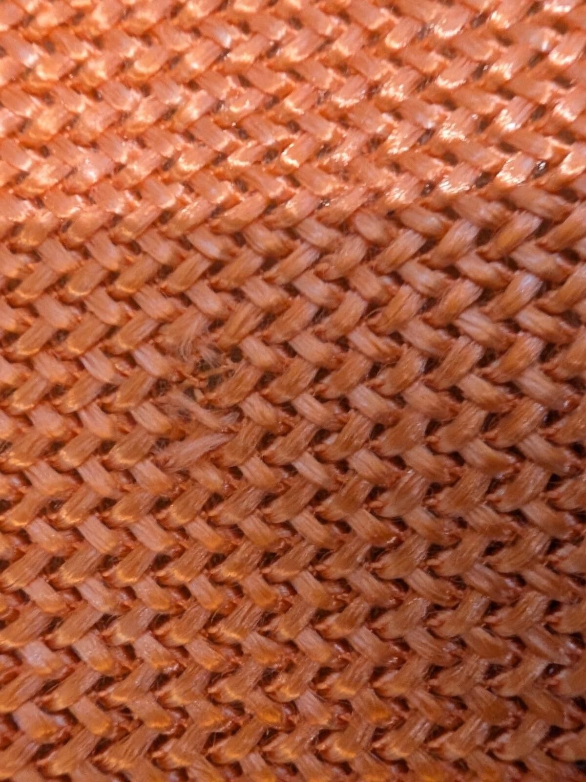 Other Mondani Orange Woven Shoulder Bag with Tan Leather Trim Size ONE SIZE - 3 Thumbnail
