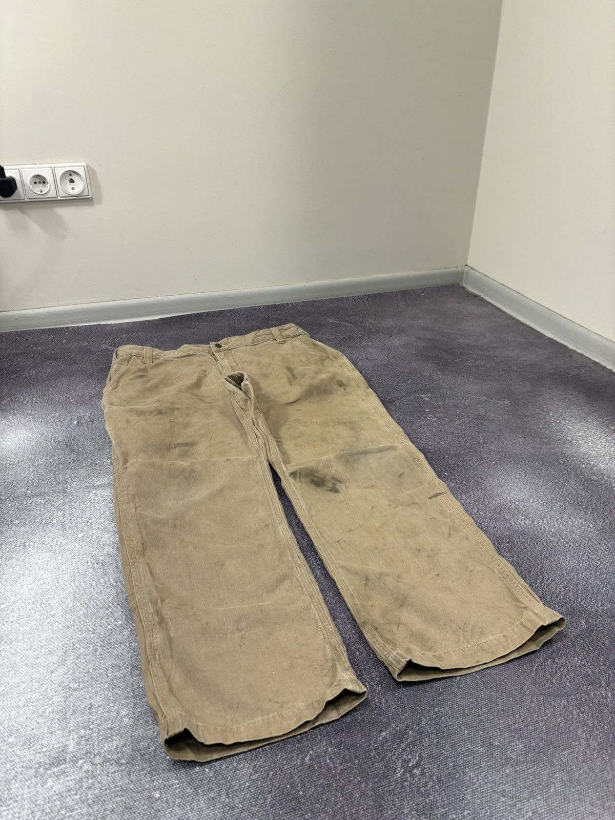 Carhartt Vintage Carhartt Y2K Distressed Skate Baggy Chino Pants Size US 38 / EU 54 - 9 Thumbnail