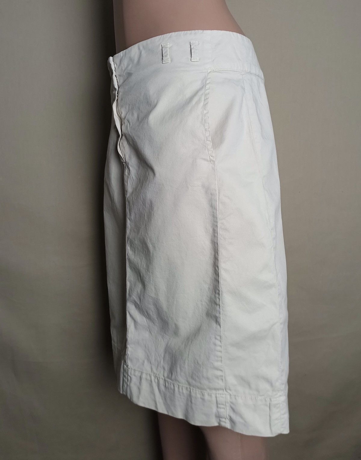 Fabiana Filippi Fabiana Filippi Beige Cotton Womens Skirt EU38 US M Size 30" / US 8 / IT 44 - 6 Thumbnail