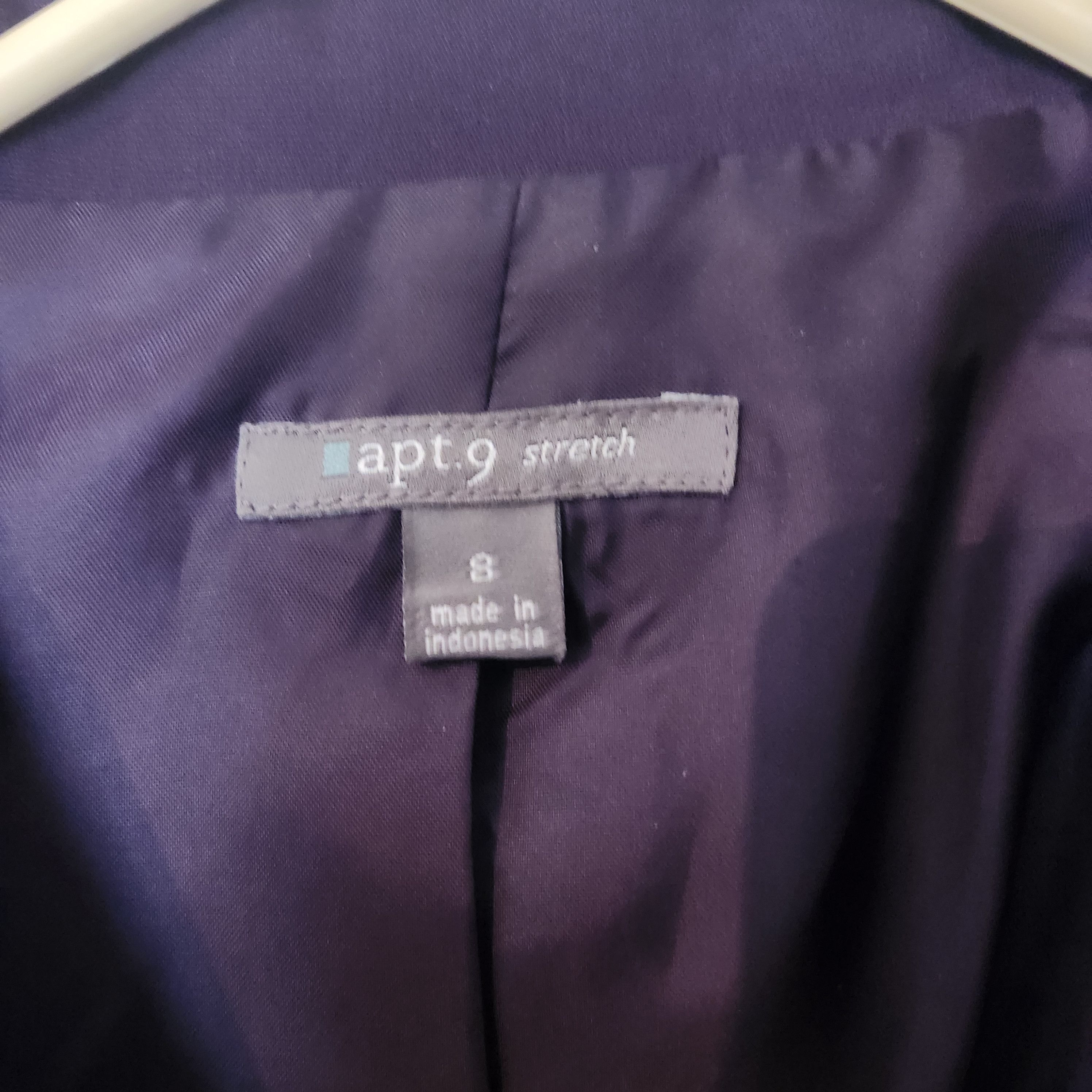 Apt. 9 Apt. 9 Women's Purple Double Breasted Pea Coat Jacket Size 8 Size M / US 6-8 / IT 42-44 - 2 Thumbnail