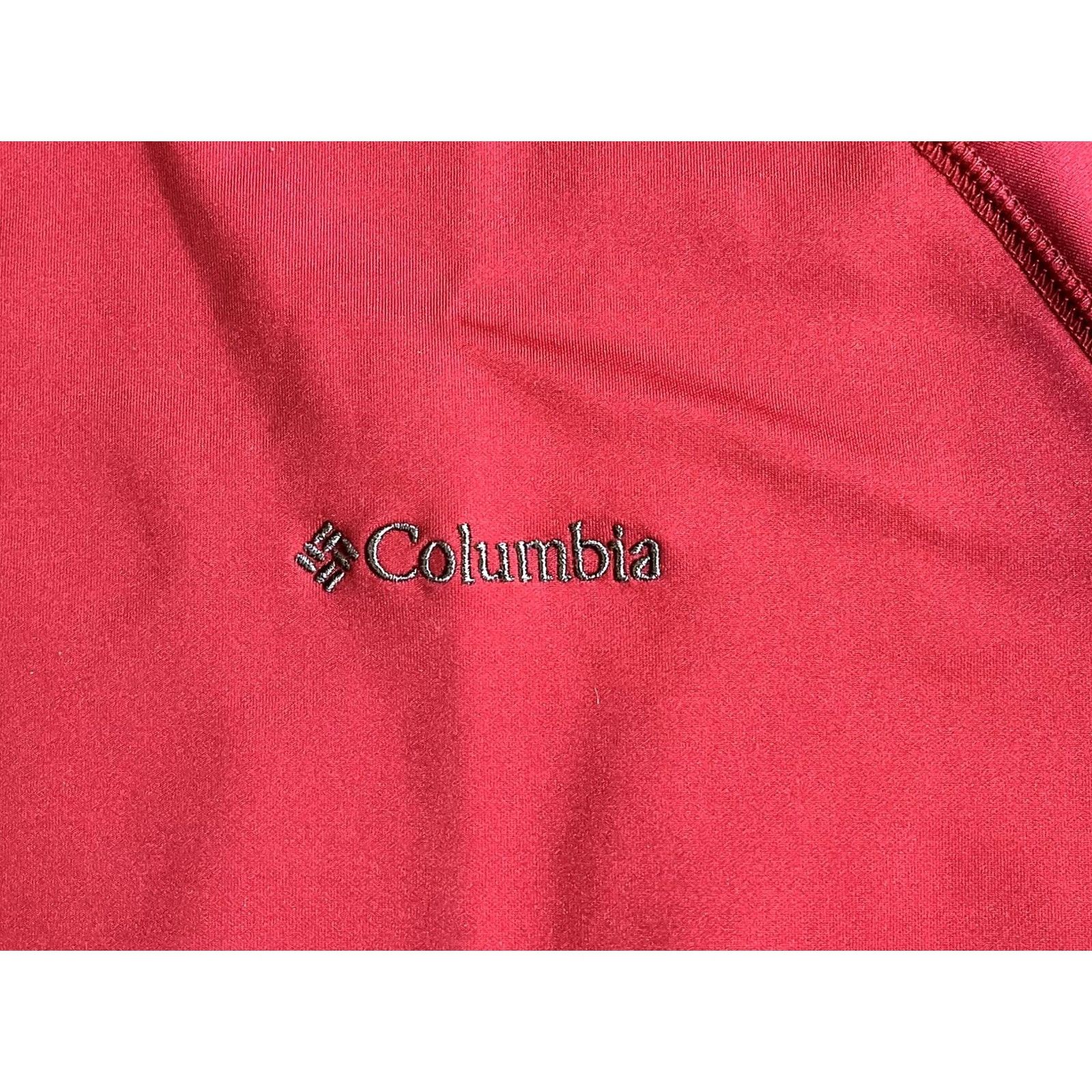 Vintage Columbia Raglan Sweatshirt Shirt Long Sleeve Men’s Large Red Size US L / EU 52-54 / 3 - 3 Thumbnail