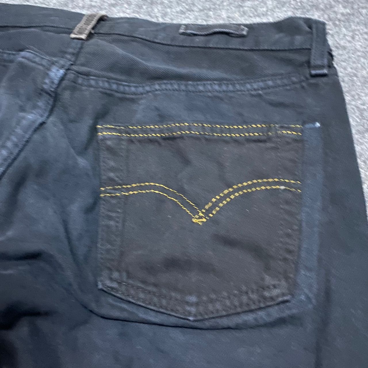 Levi's Vintage Levis QBISM Pour Edifice Patchwork Denim Size US 31 - 8 Thumbnail
