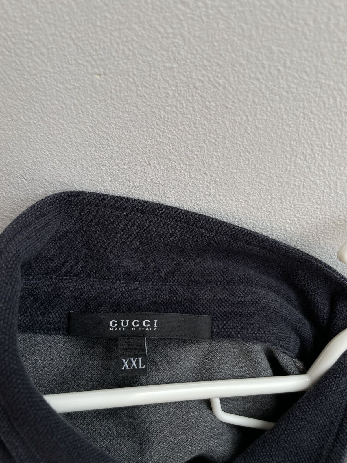 Gucci Gucci Cotton Grey Polo Shirt T Shirt Tee Logo Patched Size US XXL / EU 58 / 5 - 18 Thumbnail
