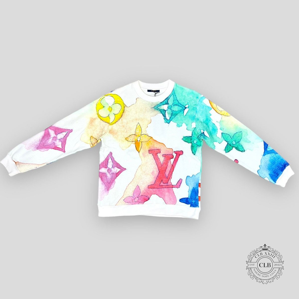 Watercolor Louis Vuitton Monogram Jumper LOUIS VUITTON WATERCOLOR