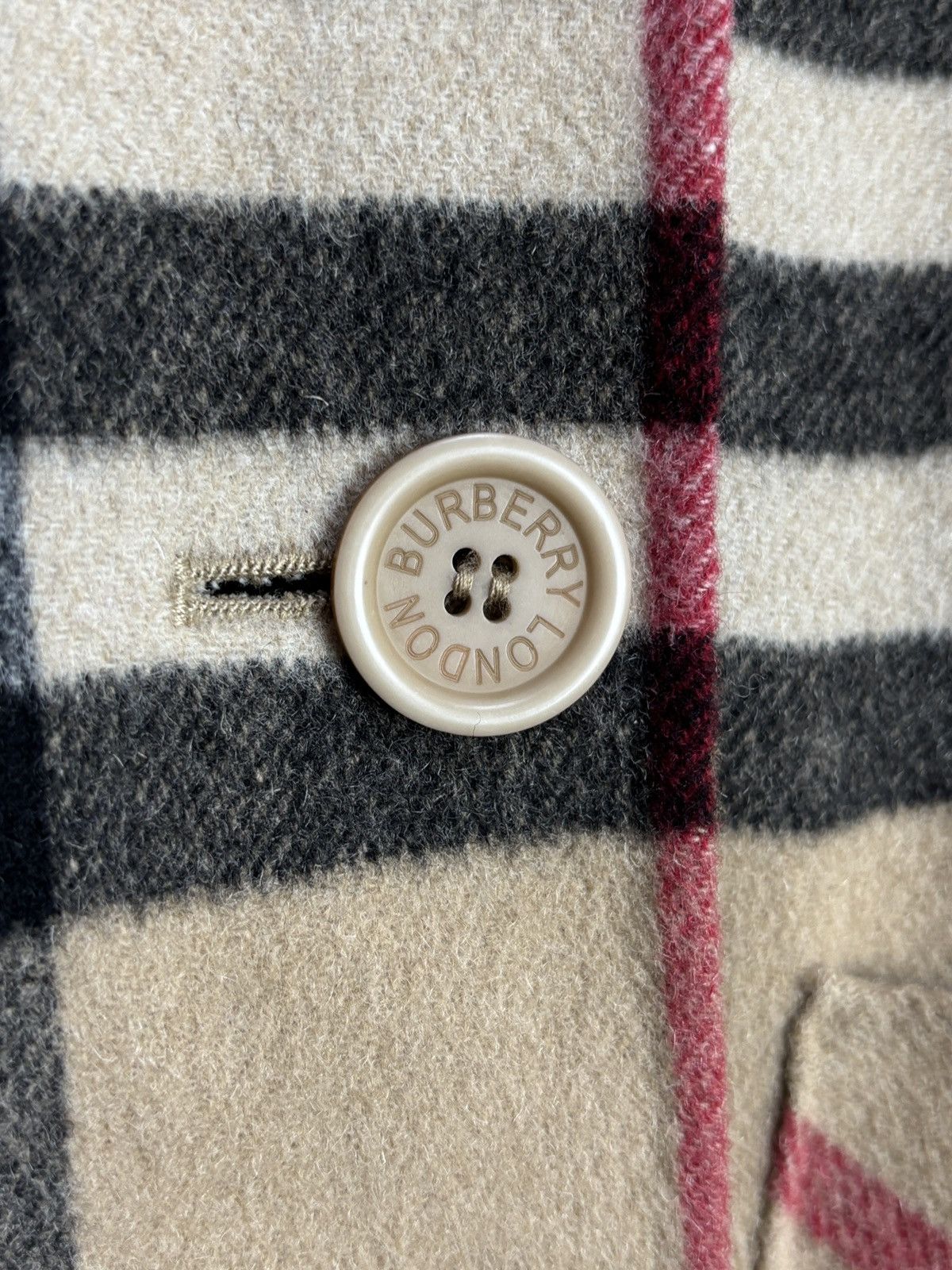 Burberry Burberry Cashmere Nova Check Hooded Coat Size S / US 4 / IT 40 - 9 Thumbnail