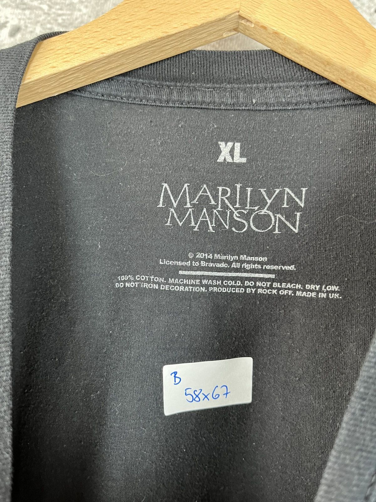 Band Tees Vintage Marilyn Manson American Family T-Shirt Merch Size US XL / EU 56 / 4 - 6 Thumbnail