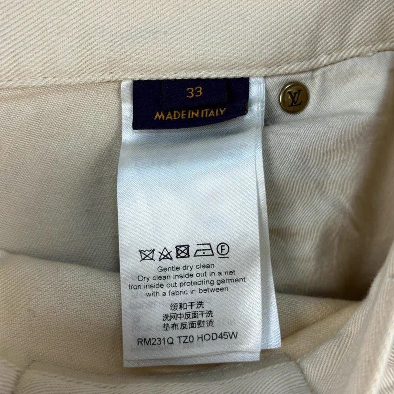 Louis Vuitton Louis Vuitton Lumber Embossed Logo Jeans Size US 33 - 4 Thumbnail