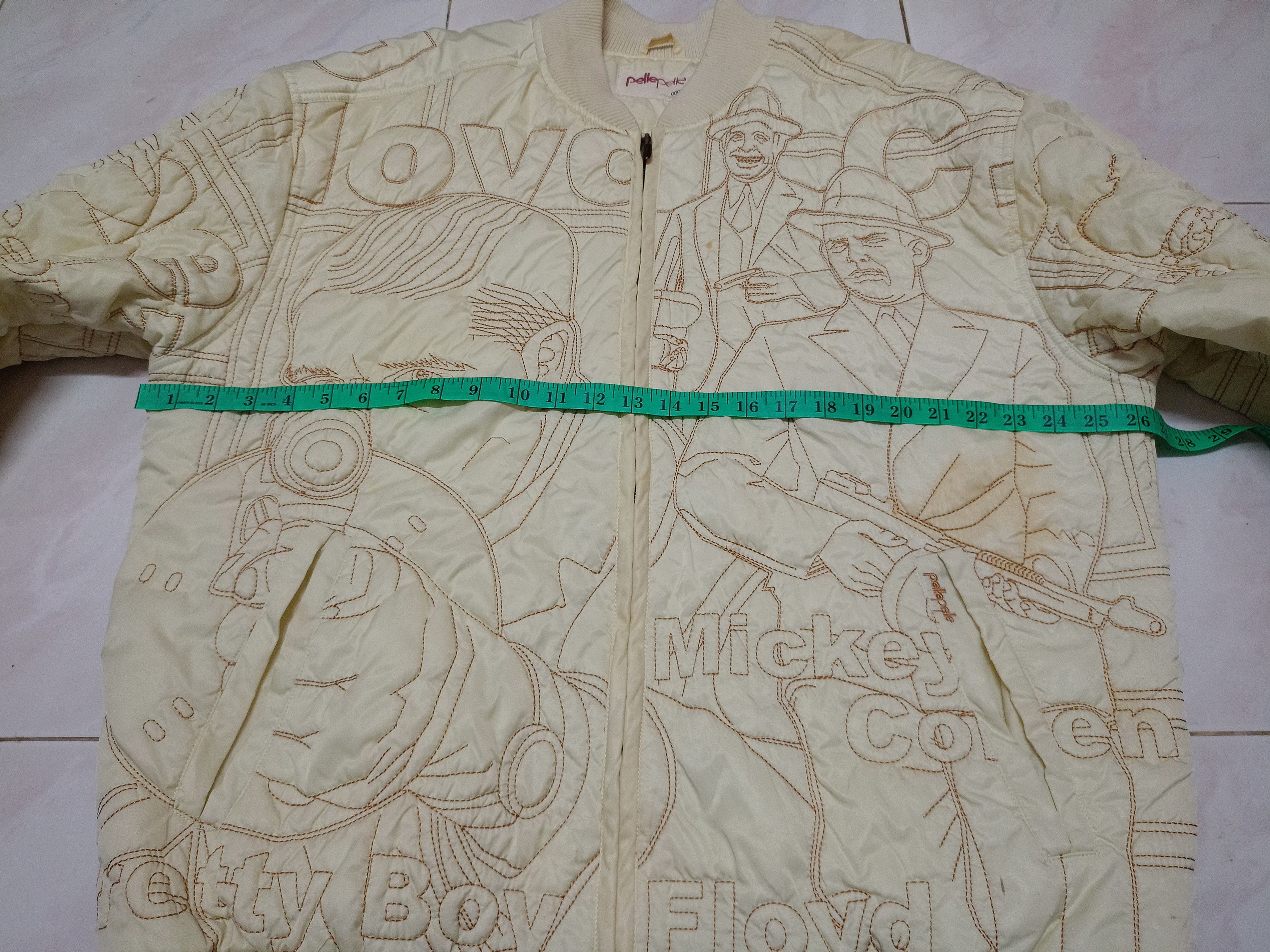 Pelle Pelle 🔥Pelle Pelle 'Gangsters' Embroidered Bomber Jacket 00's🔥 Size US XL / EU 56 / 4 - 3 Thumbnail