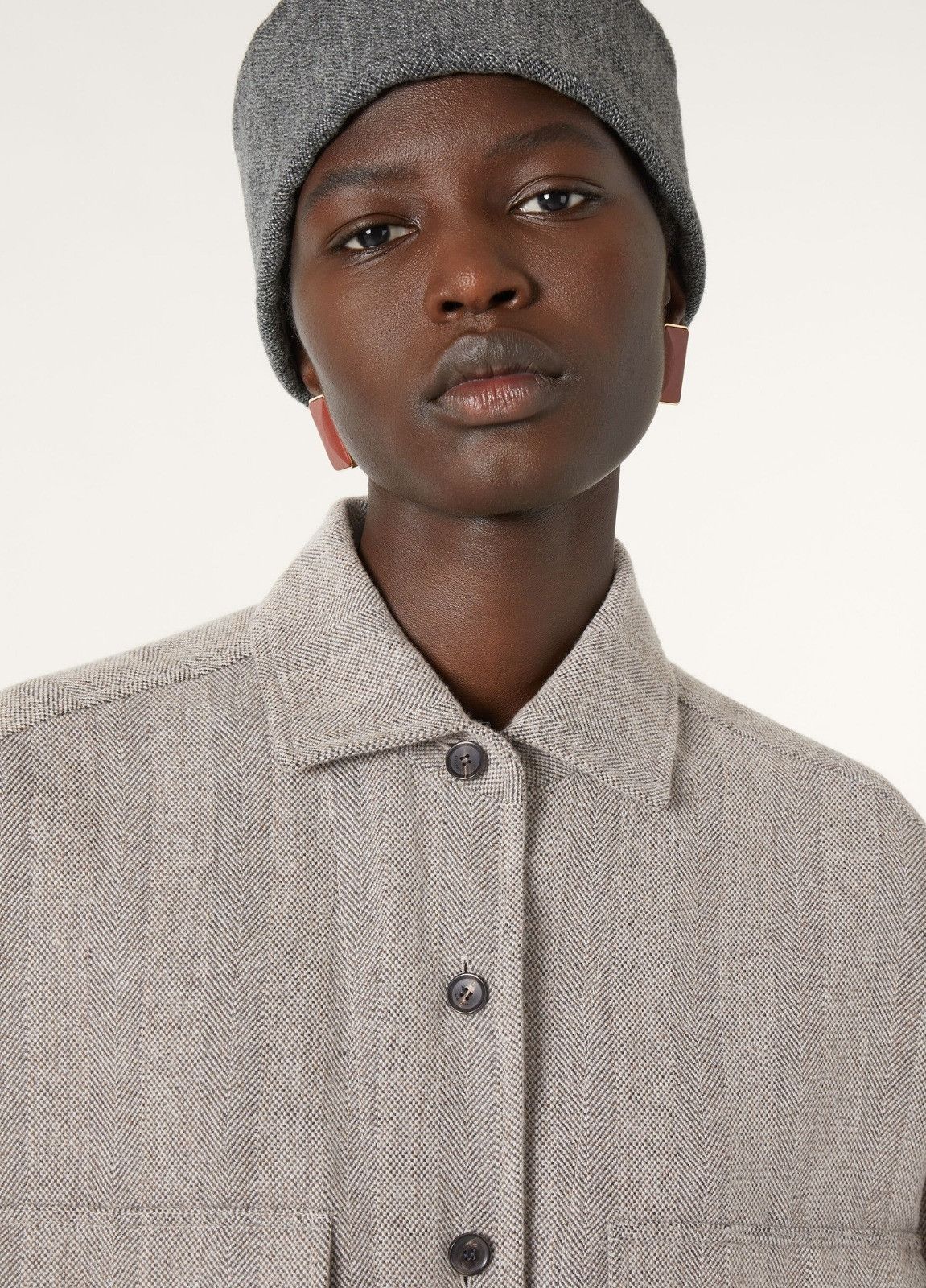 Loro Piana o1srvl11e0526 FAP3675 Darby Overshirt in Grey Size S / US 4 / IT 40 - 4 Thumbnail