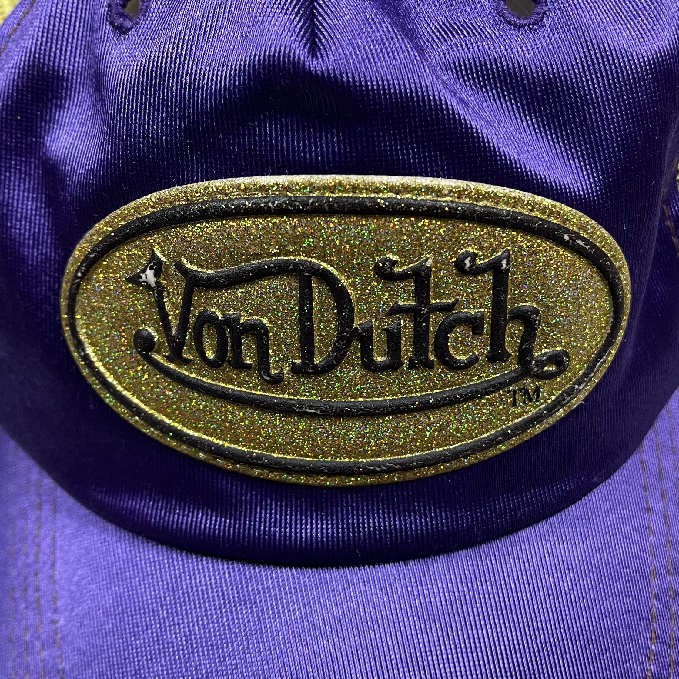 Von Dutch Von Dutch Big Logo Y2K Crazy Trucker Cap Size ONE SIZE - 8 Thumbnail