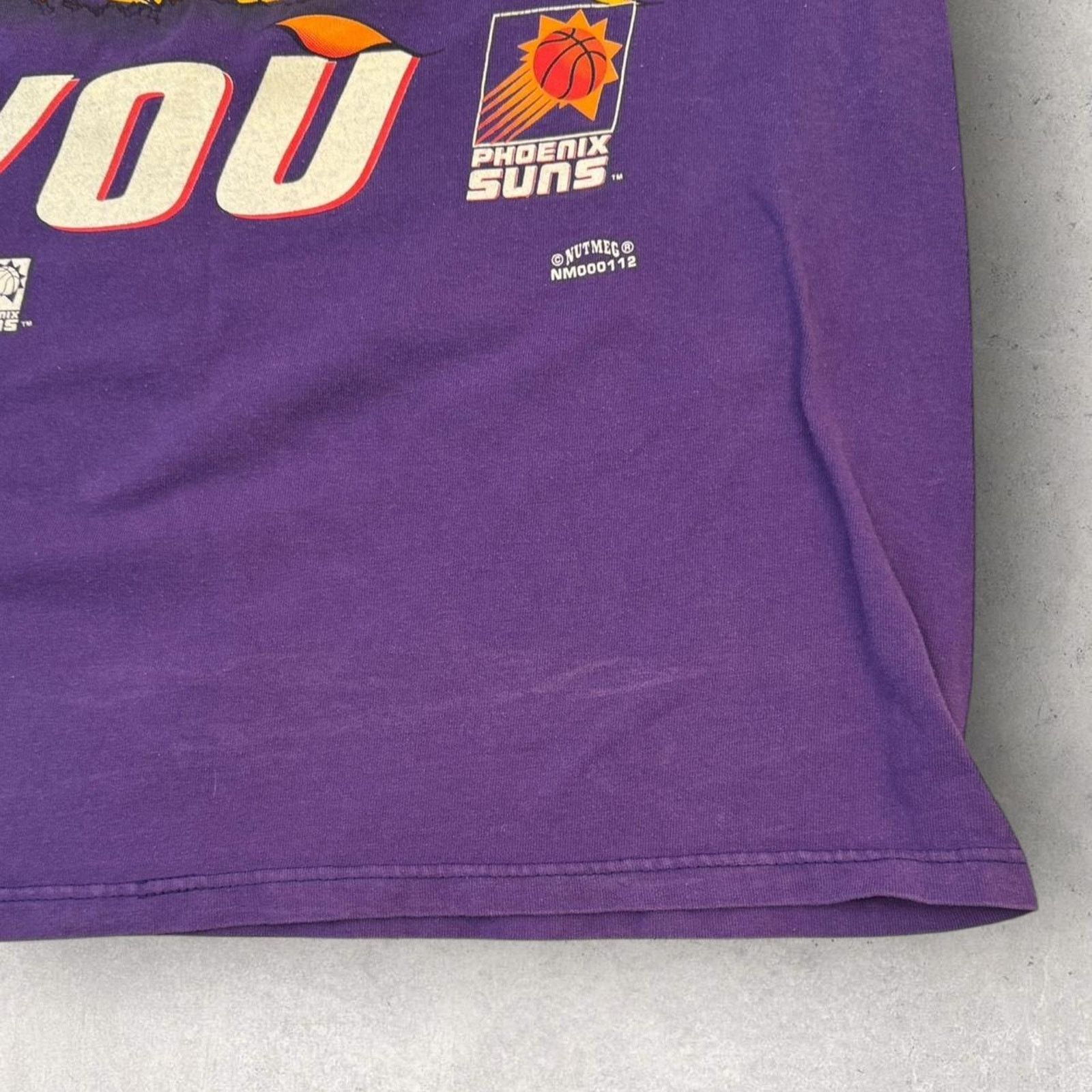 NBA × Nutmeg Vintage 90s Phoenix Suns purple graphic tee Size US XL / EU 56 / 4 - 8 Thumbnail