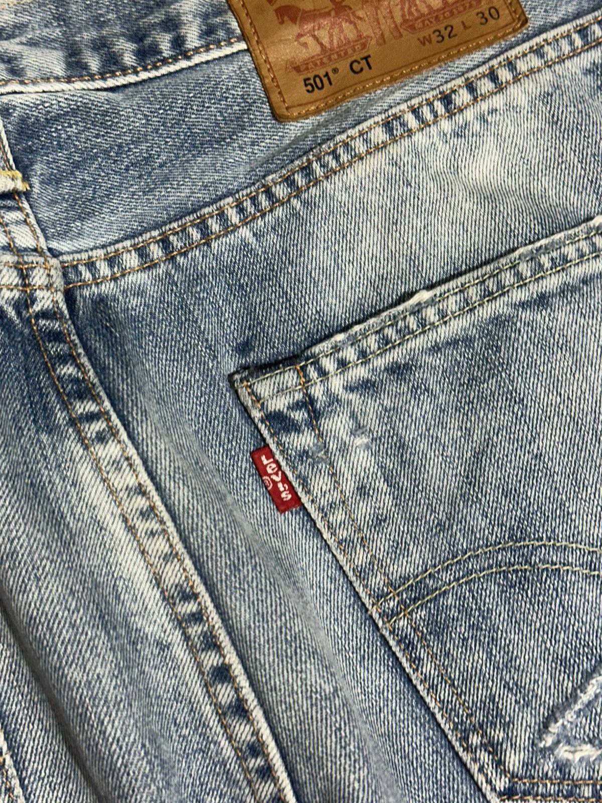 Levi's Vintage Clothing Vintage Levi's 501 CT Customized & Tapered Denim Size US 32 / EU 48 - 11 Thumbnail