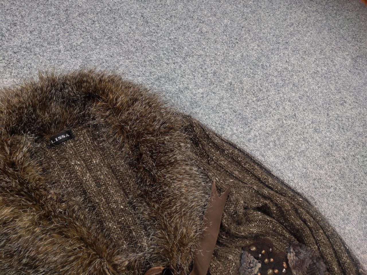 If Six Was Nine Zone Bleue vintage Y2K Brown Knit Sweater ruffle sleeves LGB Size M / US 6-8 / IT 42-44 - 4 Thumbnail