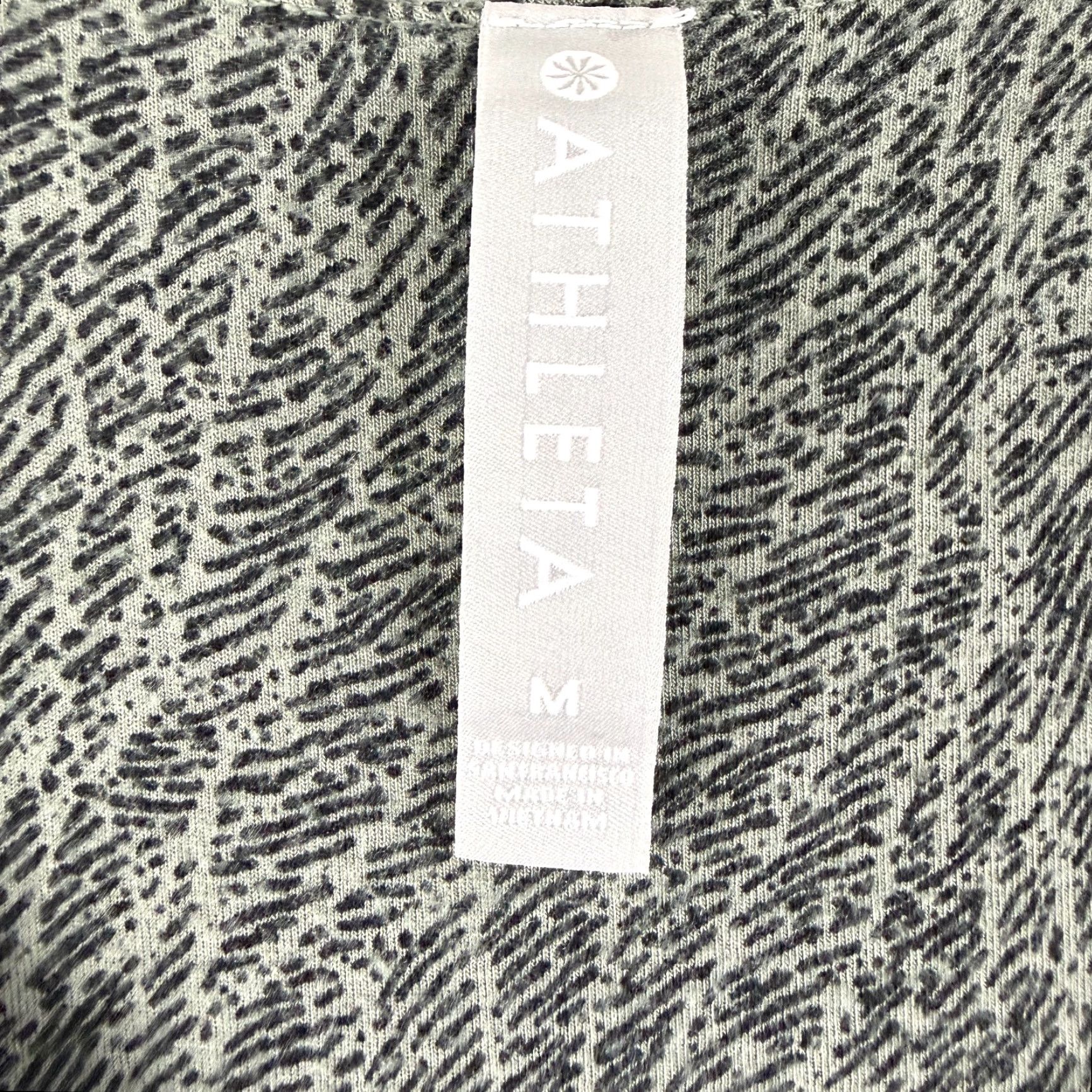 Athleta Athleta Santorini Thera Printed Dress Womens Medium Olive Green Pullover Stretch Size M / US 6-8 / IT 42-44 - 6 Thumbnail