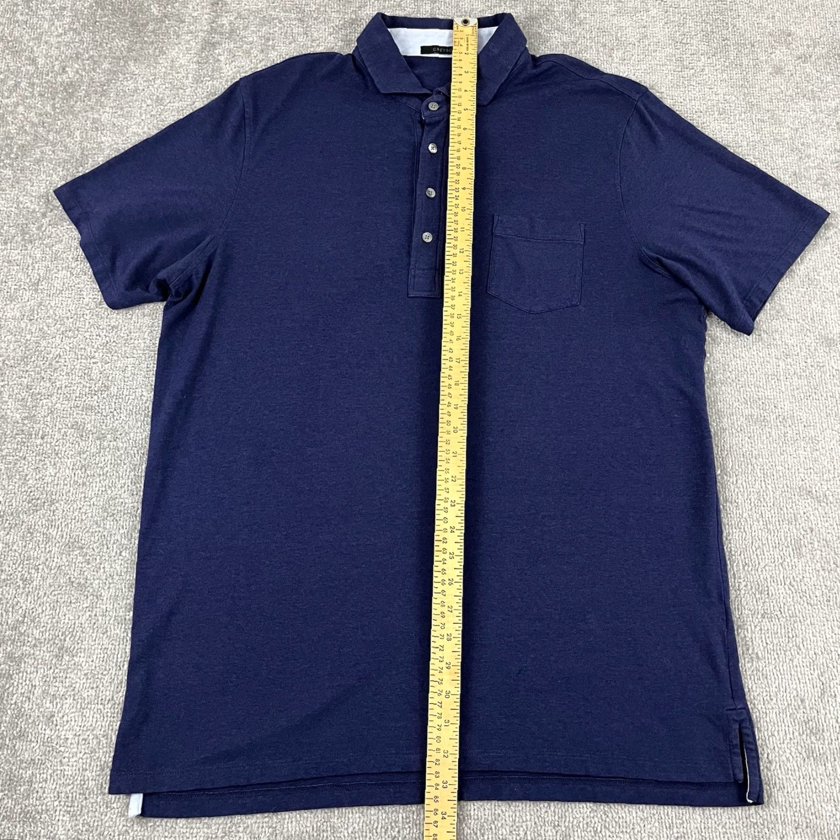 Vintage GREYSON Polo Shirt Mens XL Long Fit Blue Apache Golf Performance Stretch Sport Size US XL / EU 56 / 4 - 5 Thumbnail
