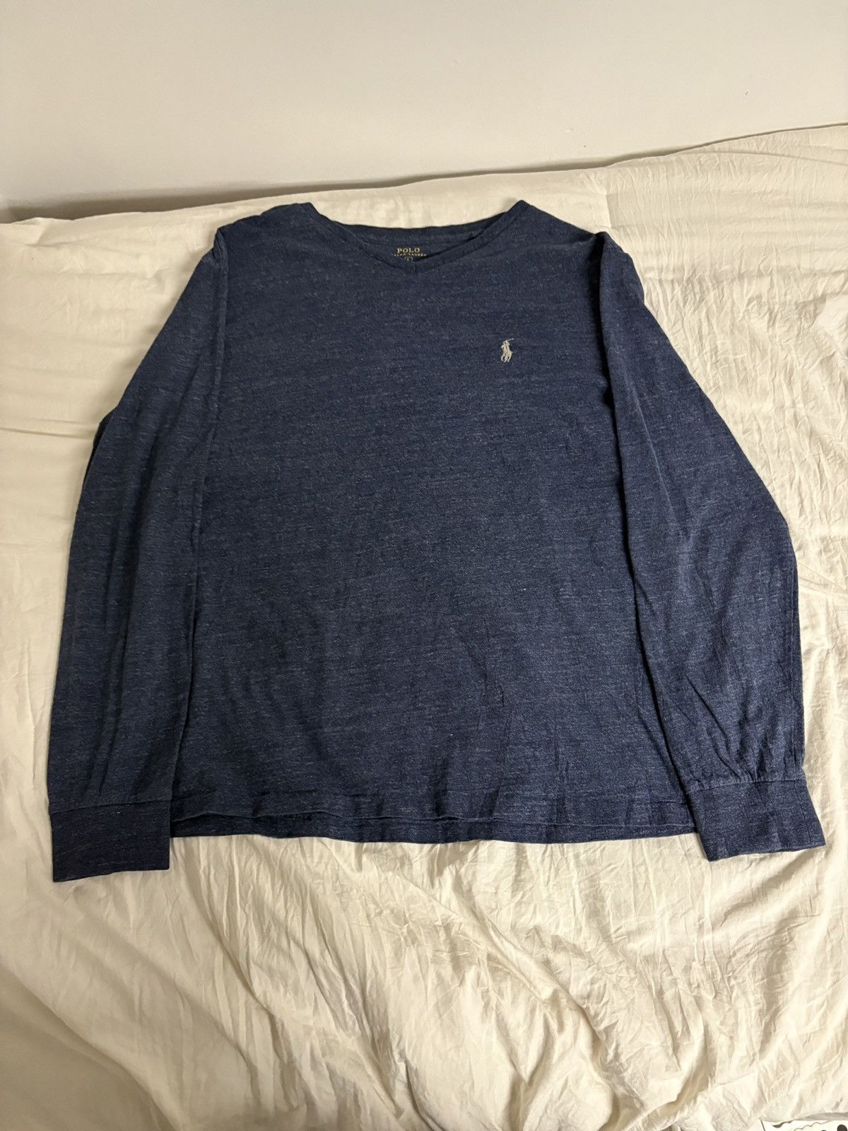 Polo Ralph Lauren L Vintage Polo Ralph Lauren navy blue long sleeve shirt. Size US L / EU 52-54 / 3 - 2 Thumbnail