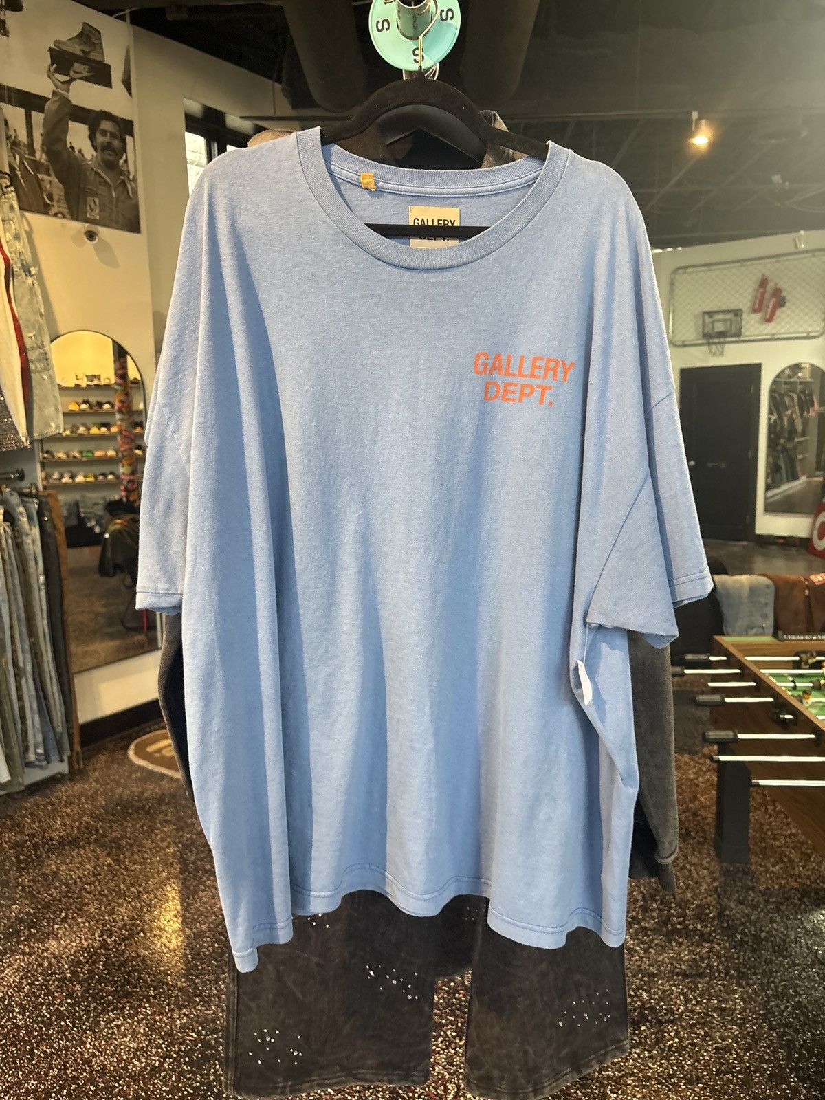 Gallery Dept. Gallery Dept Blue/Orange Logo Tees Size US XXL / EU 58 / 5 - 1 Thumbnail