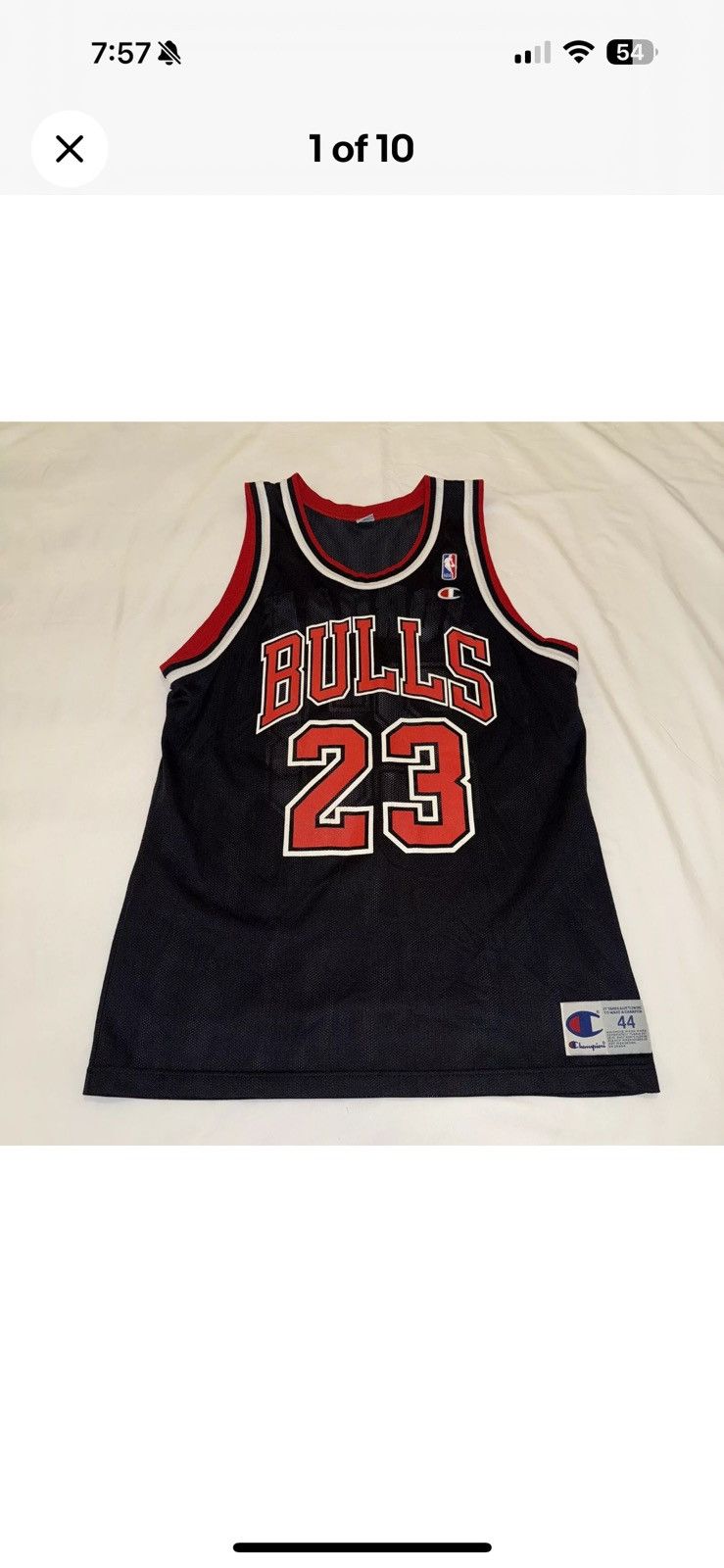 Champion Vintage Champion Michael Jordan Chicago Bulls Jersey Large Size US L / EU 52-54 / 3 - 1 Thumbnail