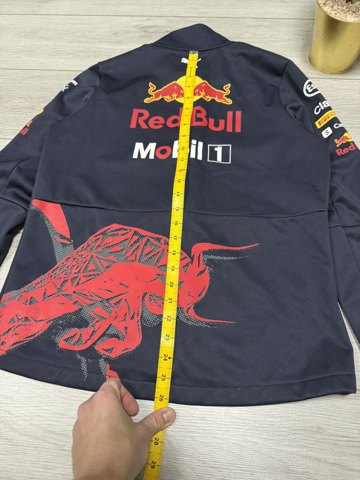 Puma × Red Bull Puma Red Bull Pirelli mobil 1 big logo print jacket zip Size US M / EU 48-50 / 2 - 13 Thumbnail