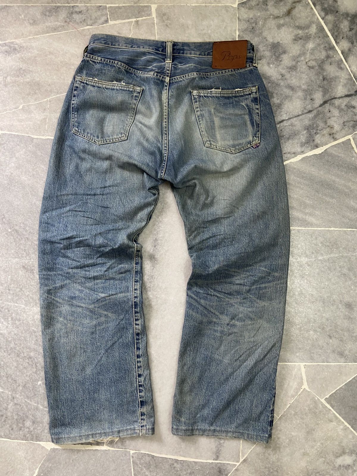Prps PRPS Distressed Selvedge denim jeans Size US 31 - 4 Thumbnail
