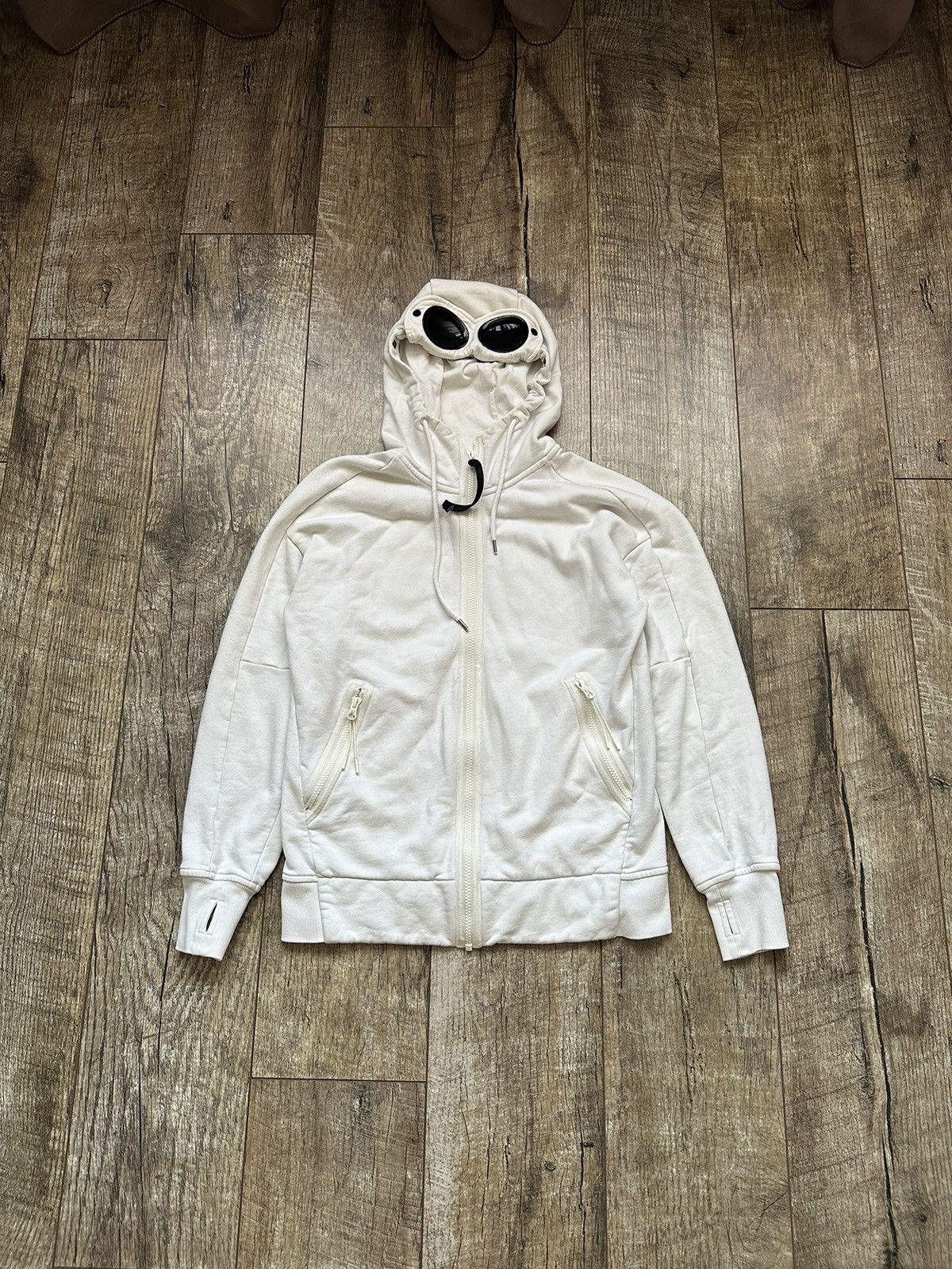 C.P. Company Massimo Osti C.p. Company Goggle Full Zip Hoodie Grailed