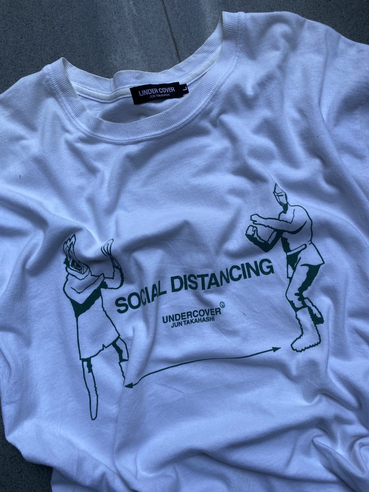 Undercover UNDERCOVER Social Distancing Tee Size US L / EU 52-54 / 3 - 2 Thumbnail