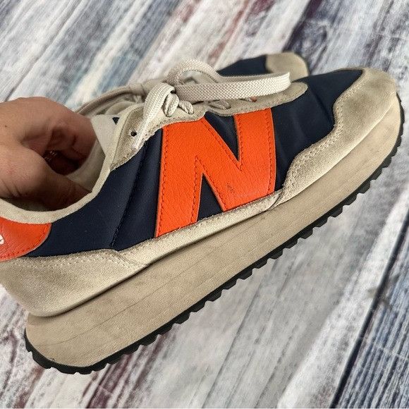 New Balance New Balance 237 Blue and Orange Sneakers Size US 9.5 / IT 39.5 - 6 Thumbnail
