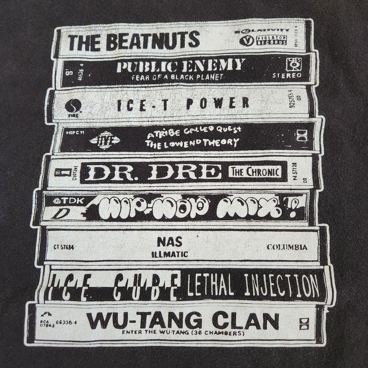 Rap Tees Old School Hip Hop Rap Tee Vintage Dr. Dre Ice Cube WuTang Size US XL / EU 56 / 4 - 4 Thumbnail