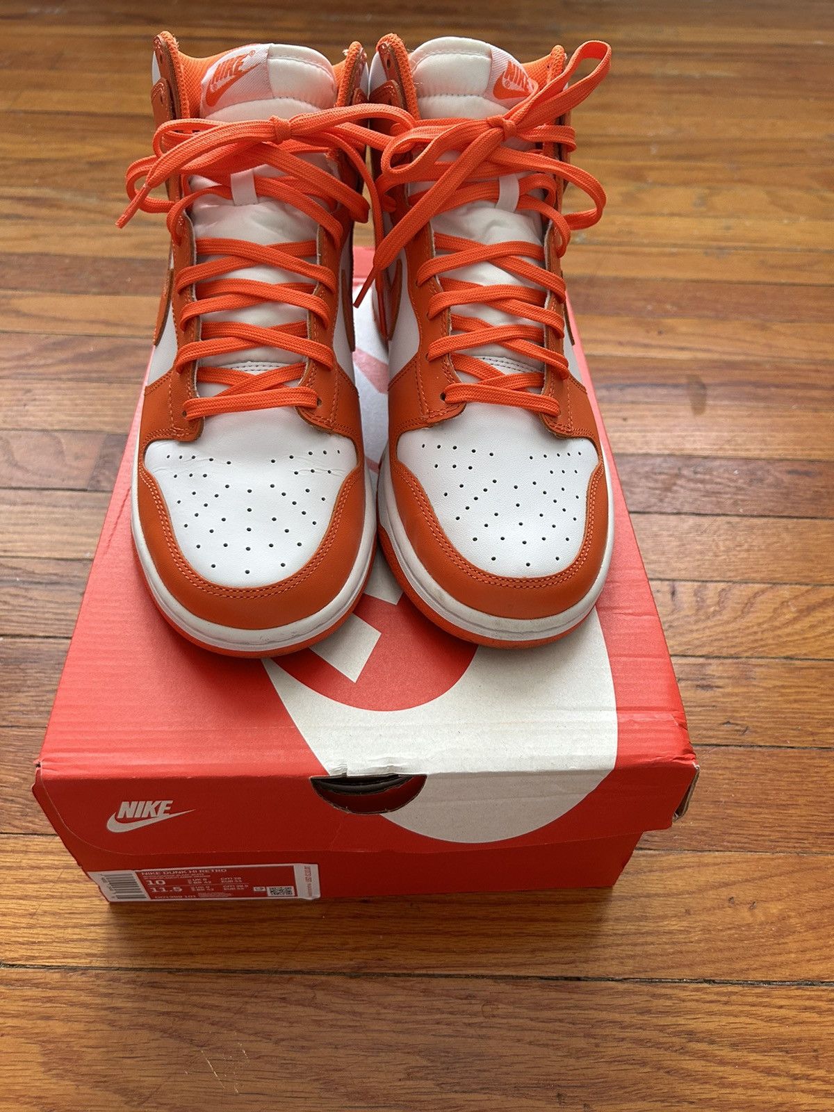 Nike Nike dunk high Syracuse Size US 10 / EU 43 - 2 Thumbnail