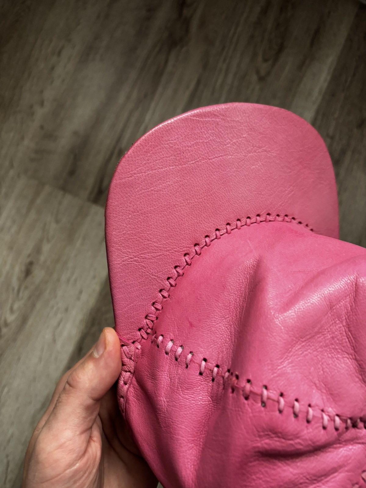 Other Pink Handmade Leather Cap Size ONE SIZE - 20 Thumbnail