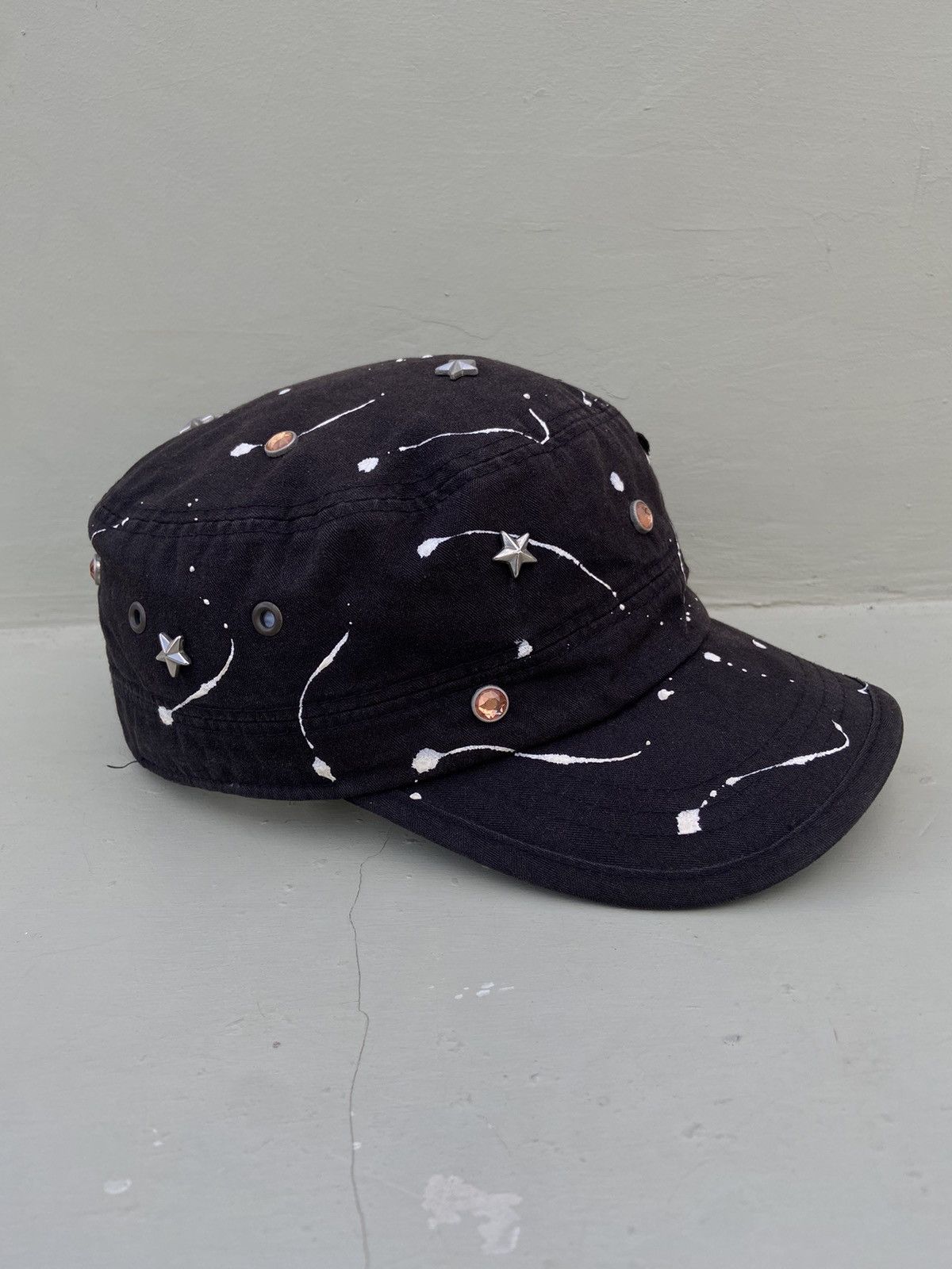 If Six Was Nine 2000s GGPX punk big star studded patrol hat Size ONE SIZE - 6 Thumbnail