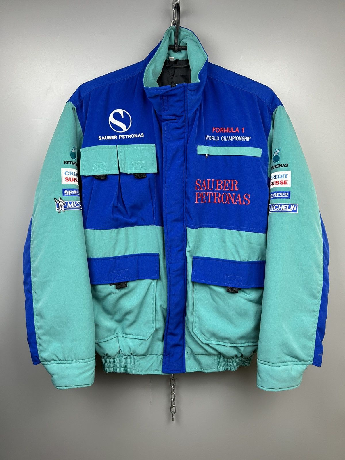 NASCAR × Vintage Vintage Sauber Petronas Formula 1 Jacket Size US M / EU 48-50 / 2 - 2 Thumbnail