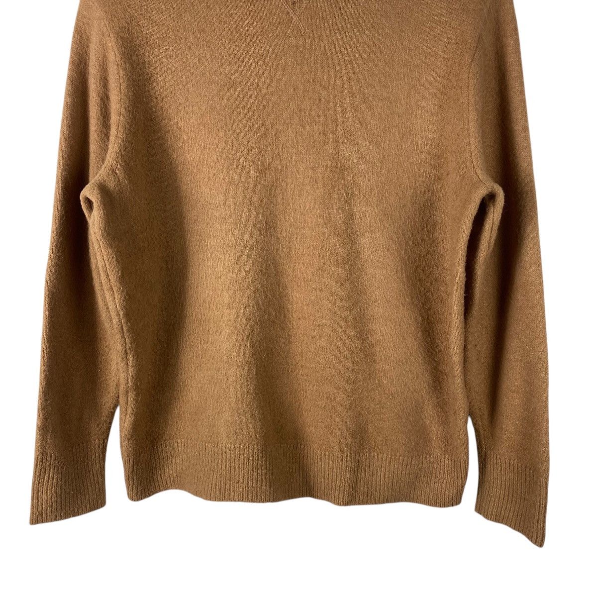 JW Anderson × Uniqlo JW Anderson Uniqlo Soufflé Yarn Camel Wool Crewneck Sweater Size S / US 4 / IT 40 - 3 Thumbnail