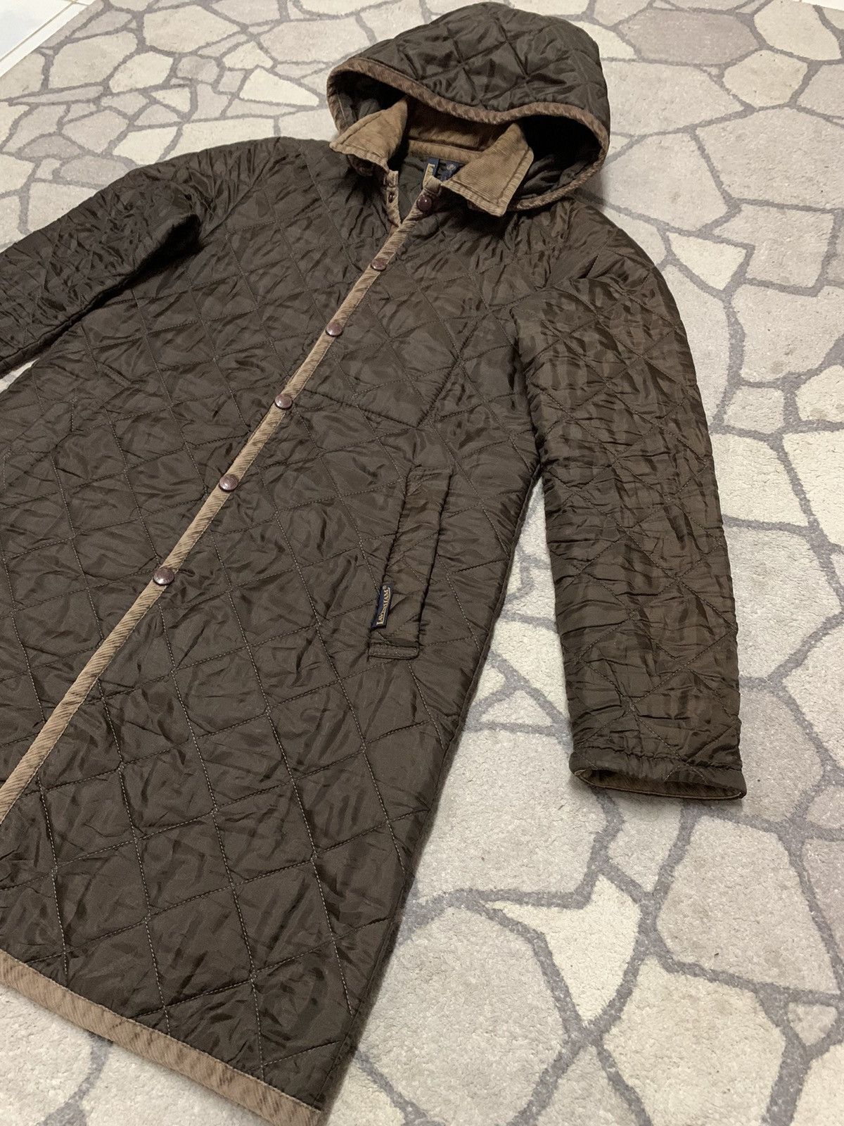 Designer × Lavenham × Vintage Lavenham Long Quilted Parka Jacket Vintage Size S / US 4 / IT 40 - 2 Thumbnail