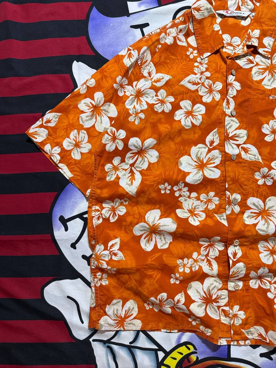 O'Neill Vintage Oneill hawaiian shirt in orange Size L Size US L / EU 52-54 / 3 - 3 Thumbnail