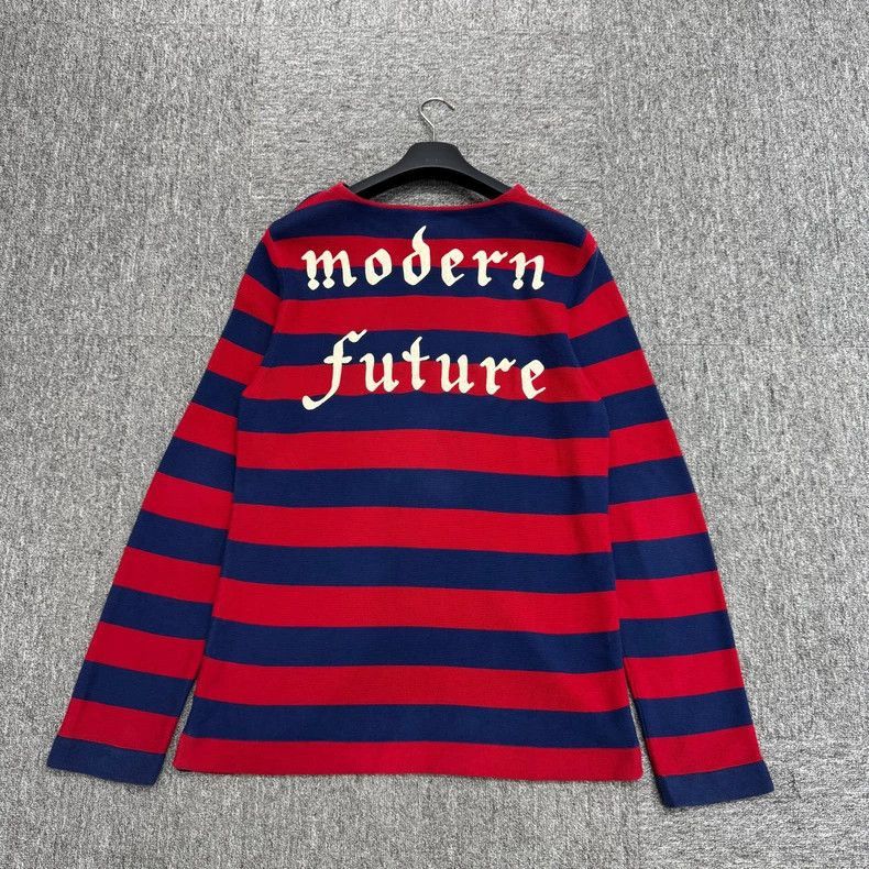 Gucci Gucci embroidered stripe long sleeve top-2508 Size US M / EU 48-50 / 2 - 2 Thumbnail